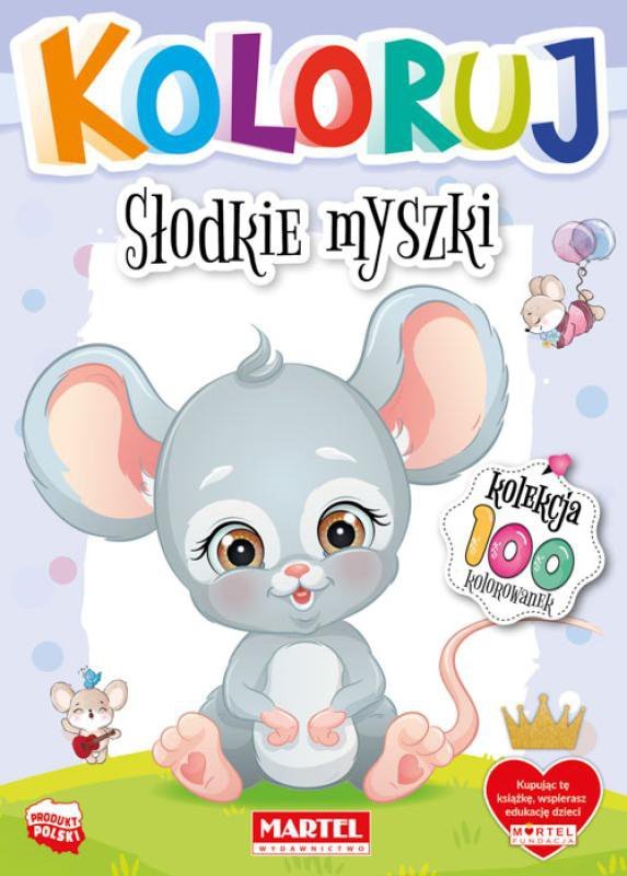 Koloruj. Słodkie myszki
