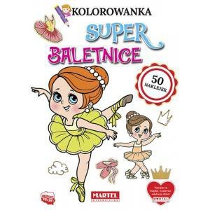 Kolorowanka z naklejkami. Superbaletnice