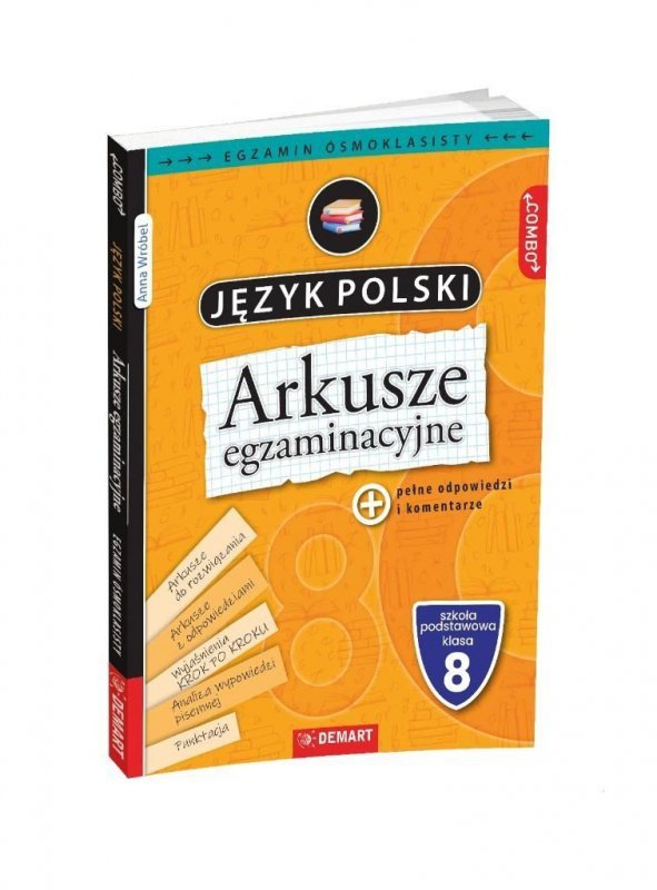 Arkusze egzaminacyjne. Język polski. Szkoła podstawowa. Klasa 8