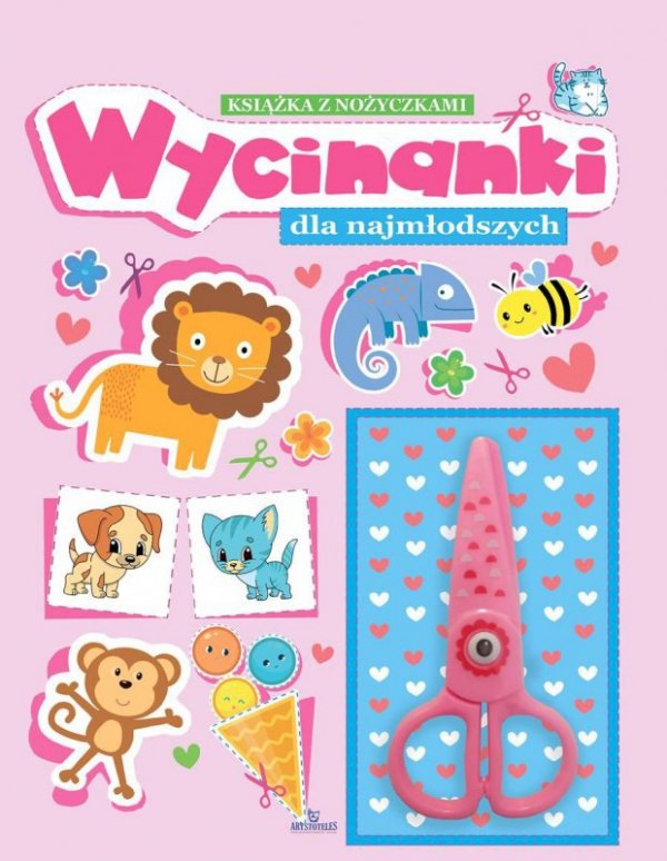 Książka z nożyczkami. Wycinanki dla najmłodszych