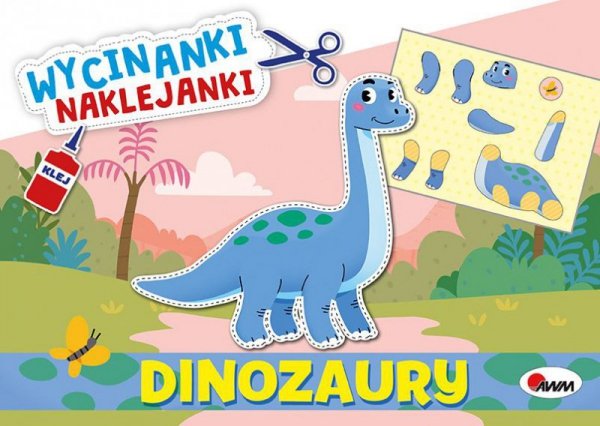 Wycinanki naklejanki. Dinozaury
