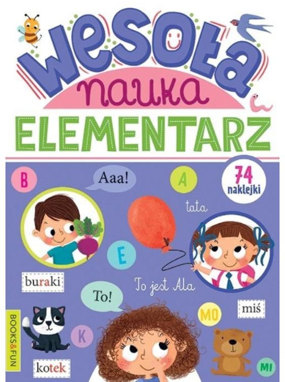 Wesoła nauka. Elementarz. Wydawnictwo Books and Fun