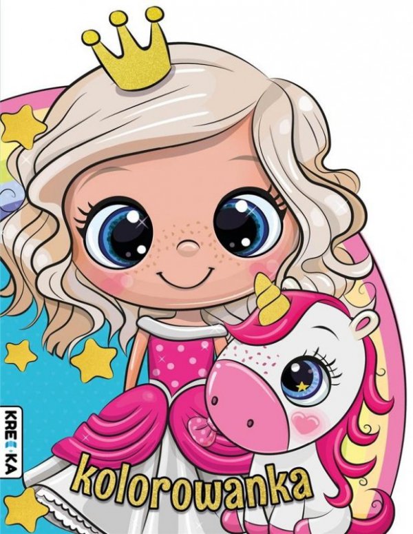 Księzniczka. Kolorowanka. Wydawnictwo Books and Fun