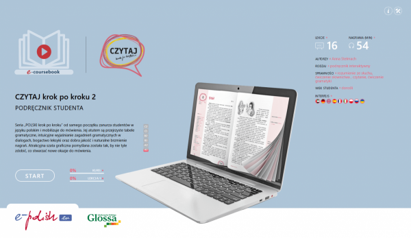 Czytaj krok po kroku tom 2. Teksty, nagrania, ćwiczenia, słownik dla poziomu A1 (e-coursebook)