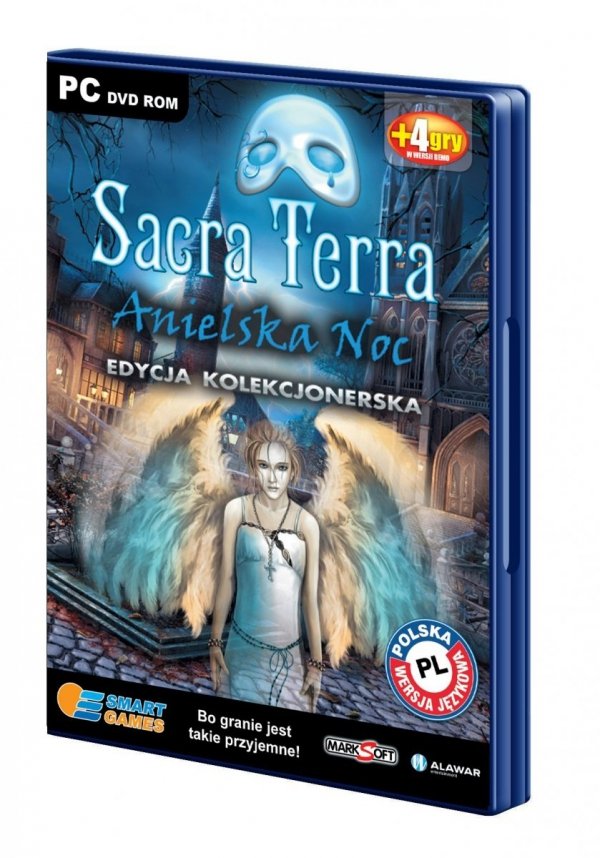 Sacra Terra. Anielska noc. Edycja kolekcjonerska. Smart games. PC DVD-ROM + 4 gry w wersji demo