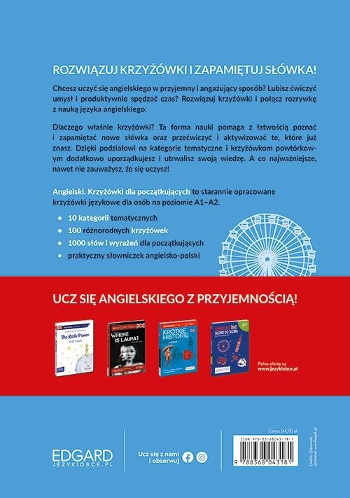 Angielski Krzyżówki dla początkujących A1-A2