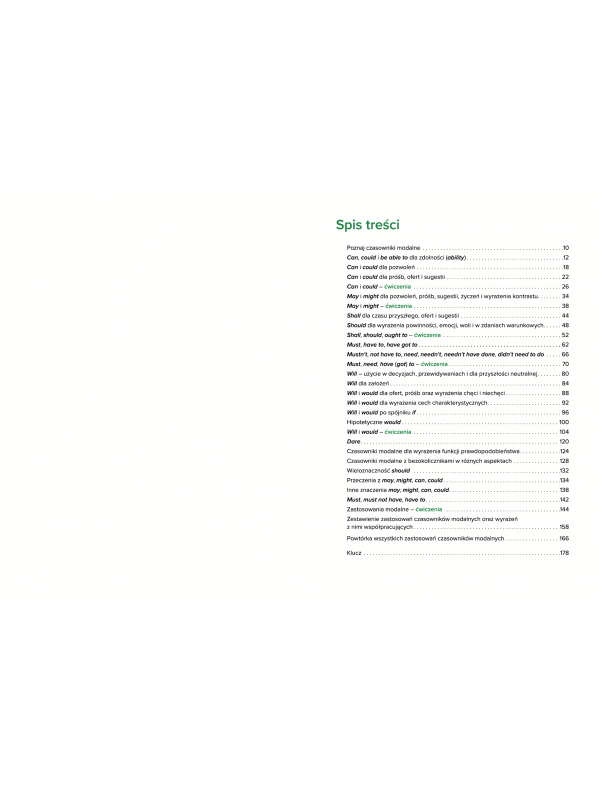 Angielski w tłumaczeniach Modal verbs A2-C2 Książka z płytą CD 