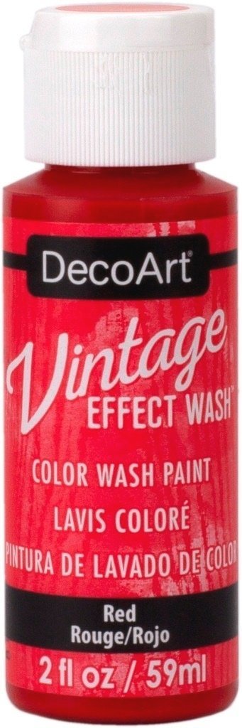 DecoArt Vintage Effect Wash 59 ml Red