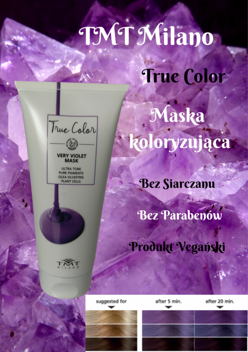 TMT Milano True Color Very Violet Mask- Maska Pigmentująca &quot; Bardzo Fioletowy&quot; 200ml.
