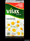 Herbata VITAX RUMIANEK 20t *1,5g ziołowa bez zawieszki