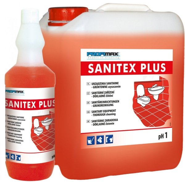 SANITEX PLUS LAKMA - środek do sanitariatów 1l - gruntowne czyszczenie