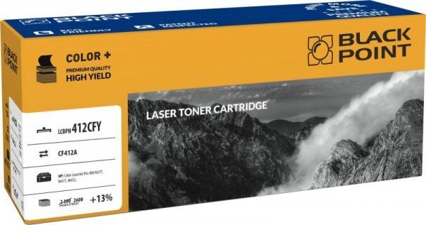 Black Point toner LCBPH412CFY zastępuje HP CF412A, żółty