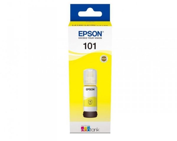 Epson Tusz 101 EcoTank L6160/6170 Yellow, 70ml  C13T03V44A