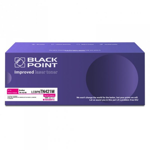 Black Point toner LCBPBTN421M zastępuje Brother TN-421M magenta