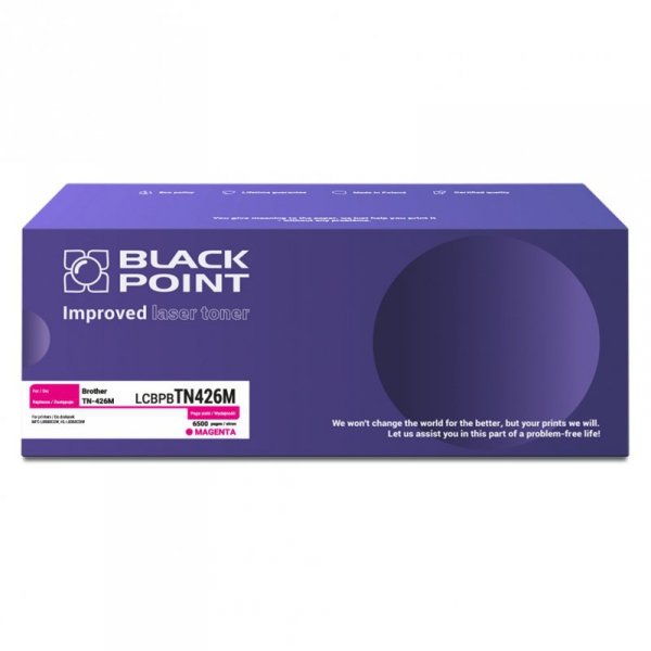 Black Point toner LCBPBTN426M zastępuje Brother TN-426M magenta