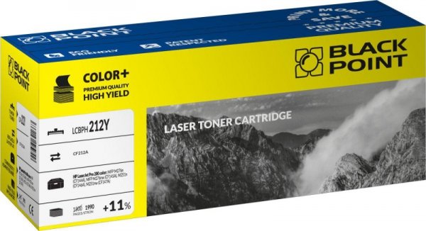 Black Point toner LCBPH212Y zastępuje HP CF212A / Canon CRG-731Y, żółty