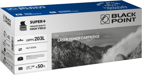 Black Point toner LBPPS203L zastępuje Samsung MLT-D203L, 7500 stron