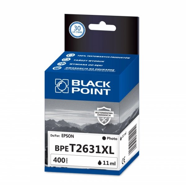 Black Point tusz BPET2631XL zastępuje Epson C13T26314010, foto
