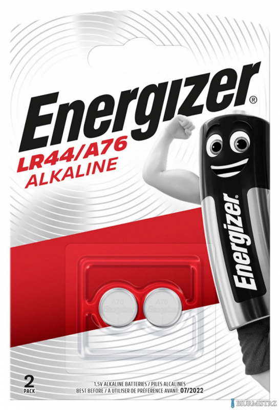 Bateria ENERGIZER A76/LR44 (2 szt.) ALKALINE