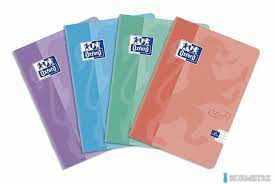 Brulion miękka oprawa TOUCH PASTEL sz A5 60k 90g kratka z marginesem turkusowy 400151790 OXFORD