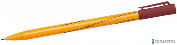 Cienkopis RYSTOR RC-04 bordowy 403-012
