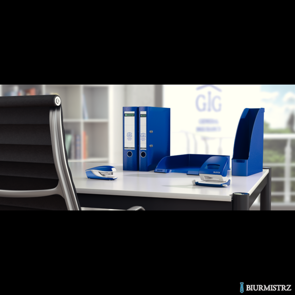 Dziurkacz 5008 LEITZ granatowy 30 kartek duży metalowy 50080035
