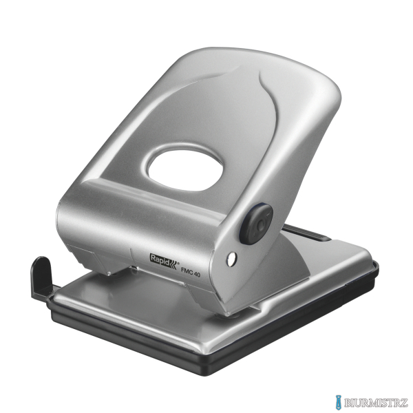 Dziurkacz FMC40 RAPID srebrny 40 kartek duży metalowy 21835602