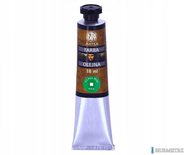 Farba olejna Astra tuba 18ml - zieleń Veronesea, 83410971