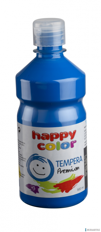 Farba tempera Premium 500ml, niebieski, Happy Color HA 3310 0500-3