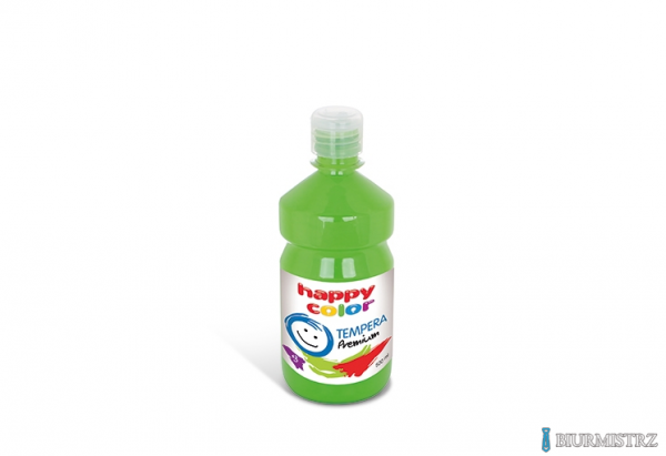 Farba tempera Premium 500ml, jasnozielony, Happy Color HA 3310 0500-51