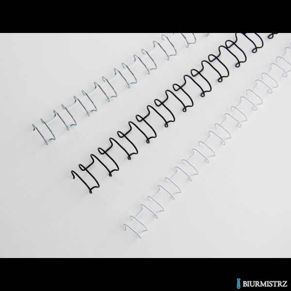 Grzbiety drutowe GBC A4 21L 10mm białe (100szt) IB165283