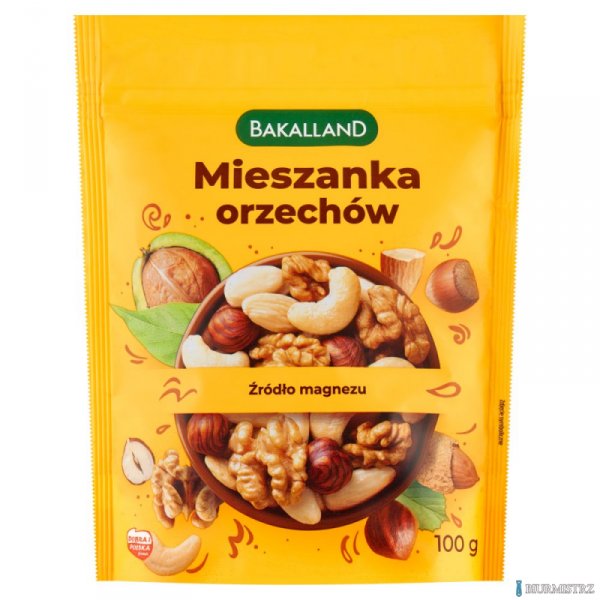 Mieszanka orzechów 100g BAKALLAND