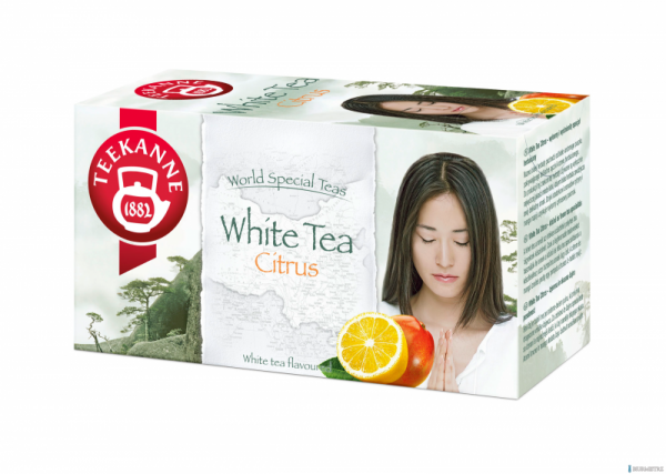Herbata TEEKANNE WHITE TEA CITRUS 20t biała