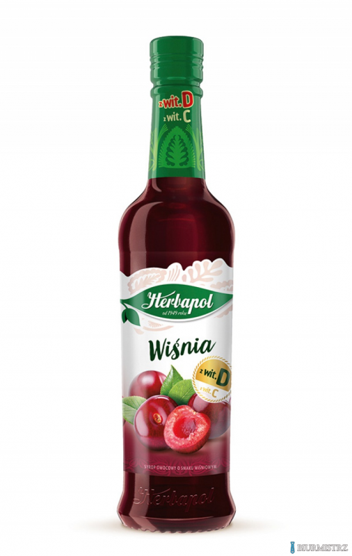 Syrop HERBAPOL Owocowa Spiżarnia wiśnia 420ml