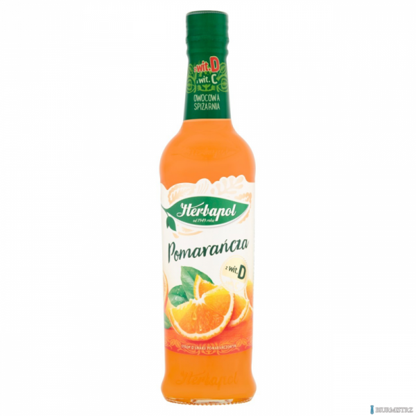 Syrop HERBAPOL Owocowa Spiżarnia Pomarańcza 420ml