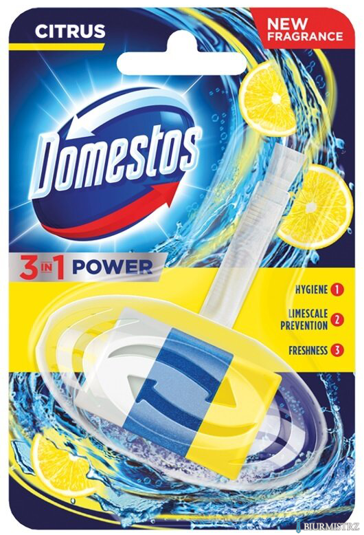DOMESTOS Zawieszka do WC 35g  3W1 CITRUS 88528