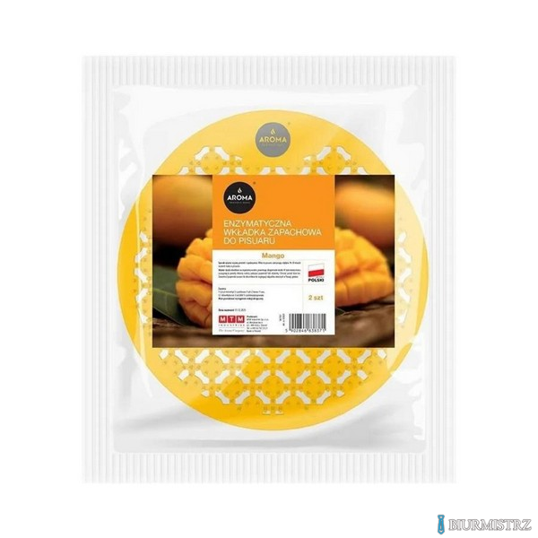 AROMA Enzymatyczna wkładka zapachowa do pisuaru 2 szt.- Mango