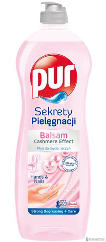 PUR Płyn do mycia naczyń 750 ml Sekrety Pielęgnacji dłonie i paznokcie  57448