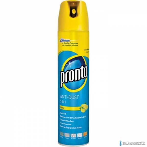 PRONTO Spray przeciw kurzowi Cytrynowy 300ml połysk 22639