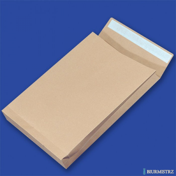 Koperty E4 HK brązowe 150g RBD (25szt.) NC z rozszerzanymi bokami  41833077