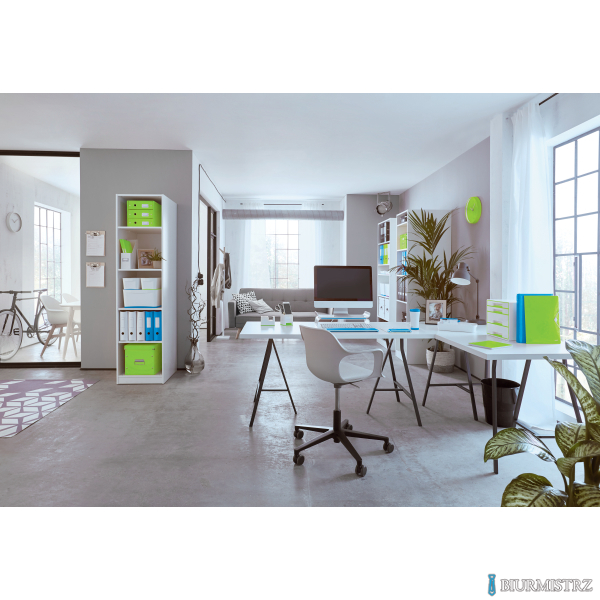 Kołonotatnik w kratkę A4 PP Leitz WOW, zielony 46380054
