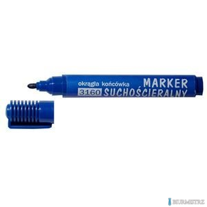 Marker suchościeralny okrągły 3160 niebieski 101103 Leviatan