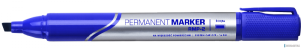 Marker permanentny ścięty RSP-0121/C niebieski RYSTOR 459-002 RMP-2