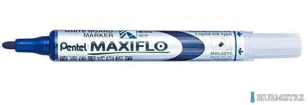 Marker suchościeralny niebieski MWL5SC PENTEL MAXIFLO(z tłoczkiem)