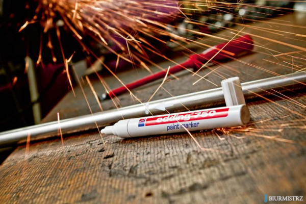 Marker lakierowy 2-4mm 750 czerwony EDDING końcówka okrągła