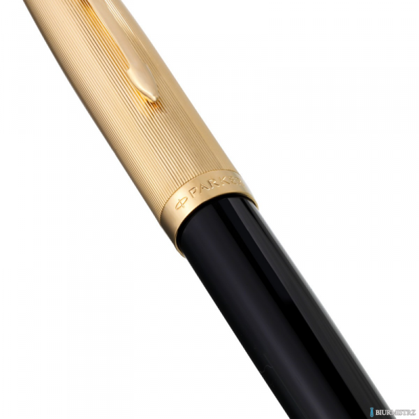 Pióro wieczne (F) - 18K PARKER 51 DELUXE BLACK GT 2123511, giftbox