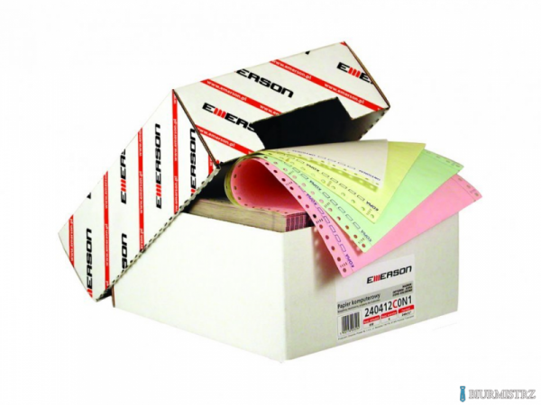 Papier komputerowy /składanka 250x12&quot;x1, Z/O/P, 60g, 2000skł. 250112B060 EMERSON