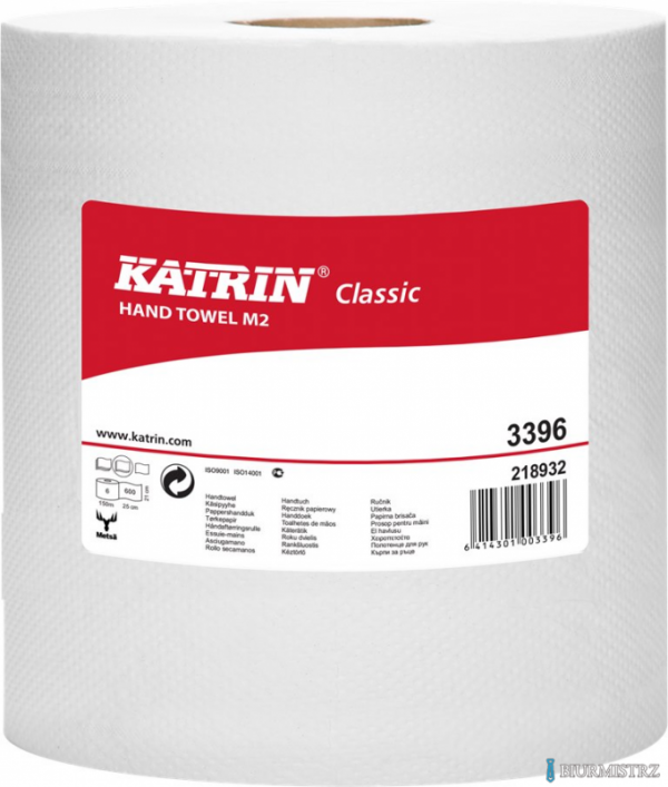 Ręczniki w roli KATRIN CLASSIC M2 150metrów, 3396, opakowanie: 6 rolek