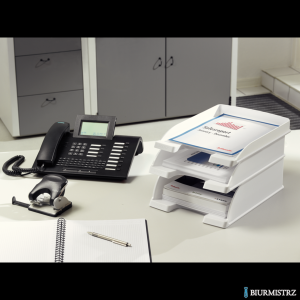 Półka na dokumenty LEITZ Plus Slim przezroczysty 52370003