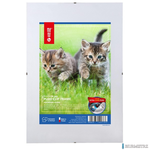 Antyrama plexi A5 150x210mmm ANP15x21   MEMOBOARDS